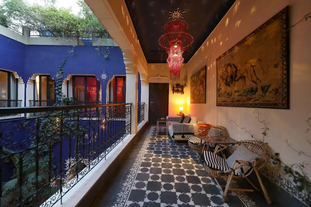***** Penzion Riad Bindoo & Spa Marakéš Maroko